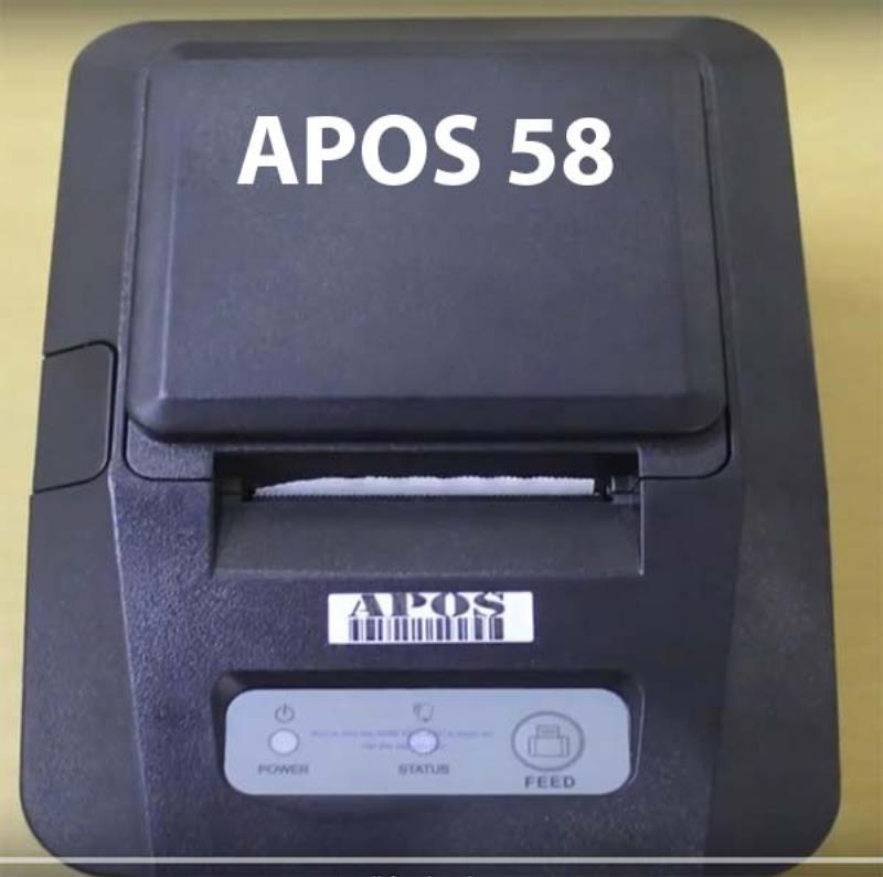 Máy in APOS 58 có hỗ trợ ngôn ngữ tiếng Việt